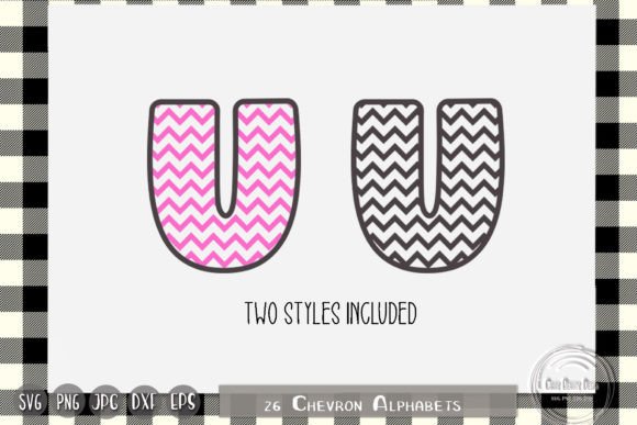 Evaluating Chevron Alphabet and Letters for Digital Crafting Projects