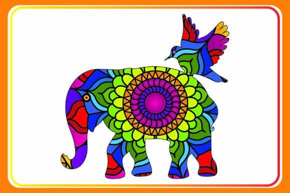 Strategic Positioning with the Elephant Mandala Coloring Book Cover