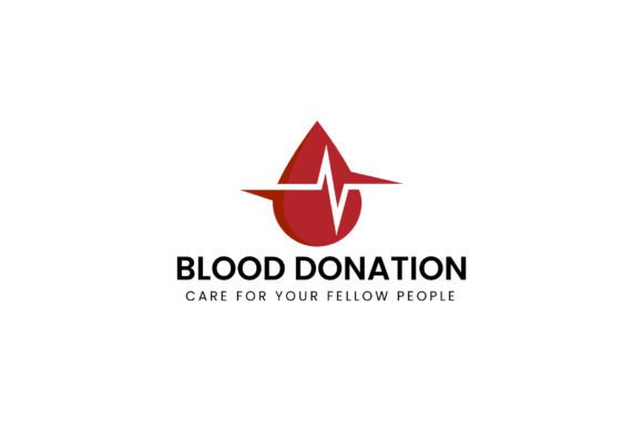 Strategic Visual Identity: Leveraging the Blood Donation Logo Illustration for Impactful Campaigns