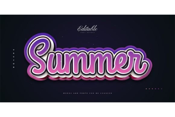 Understanding the Colorful Summer Text Style Effect: A Practical Guide for Designers