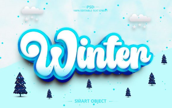 Winter Best Text Effect Design: Elevating Your Seasonal Visuals